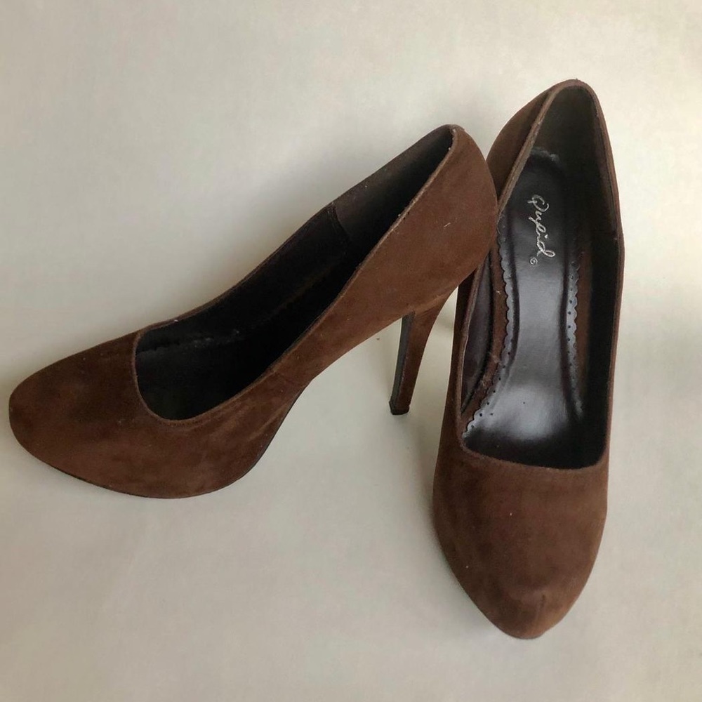 Brown heels